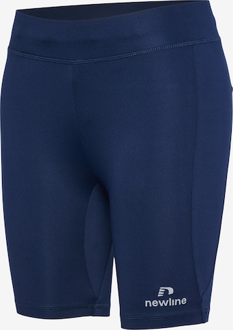 Newline Skinny Sportshorts in Blau