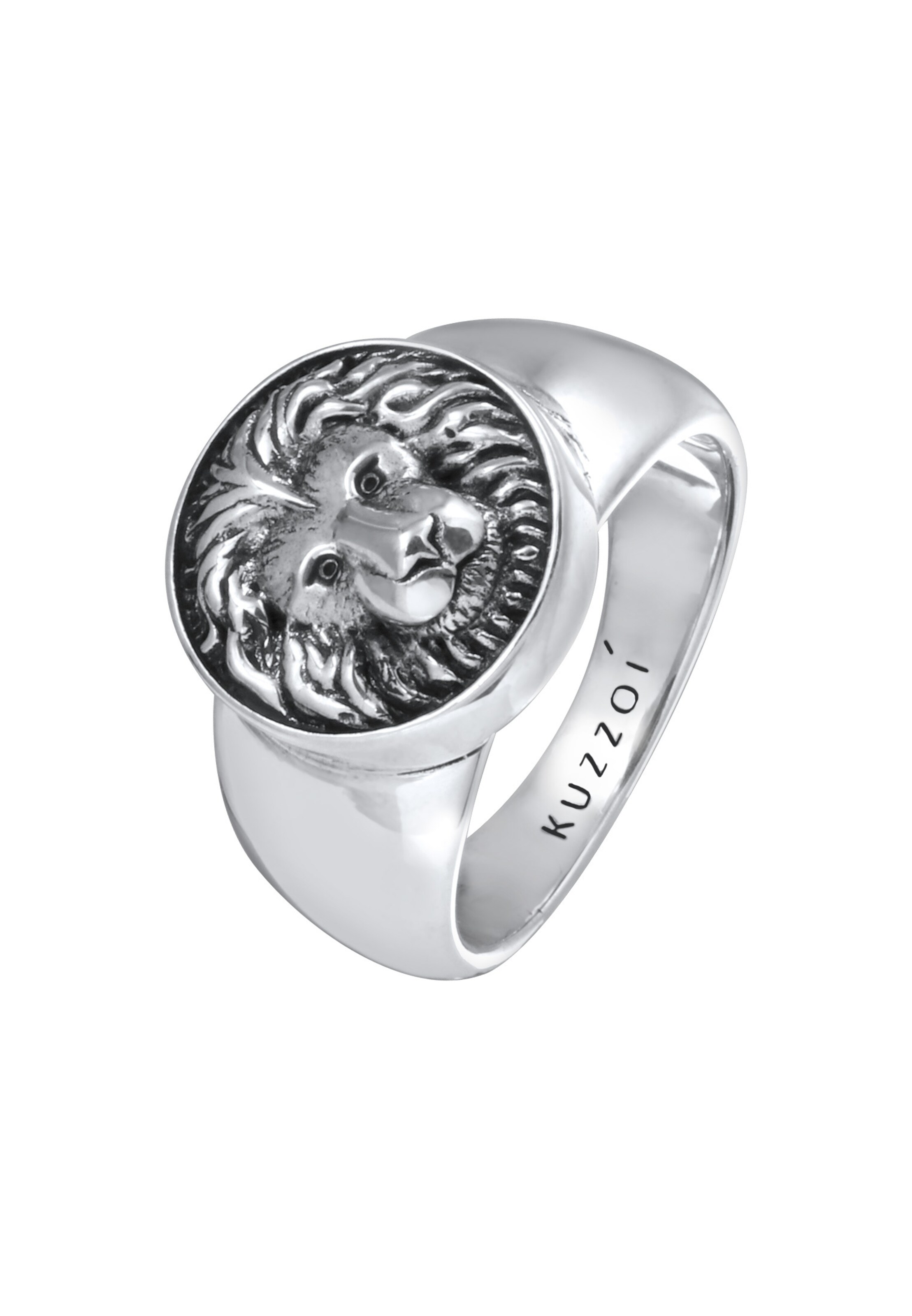 Bague 'Löwe' KUZZOI en argent : devant