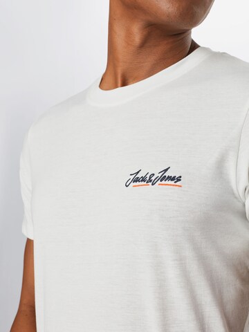 JACK & JONES Тениска 'Tons' в бяло