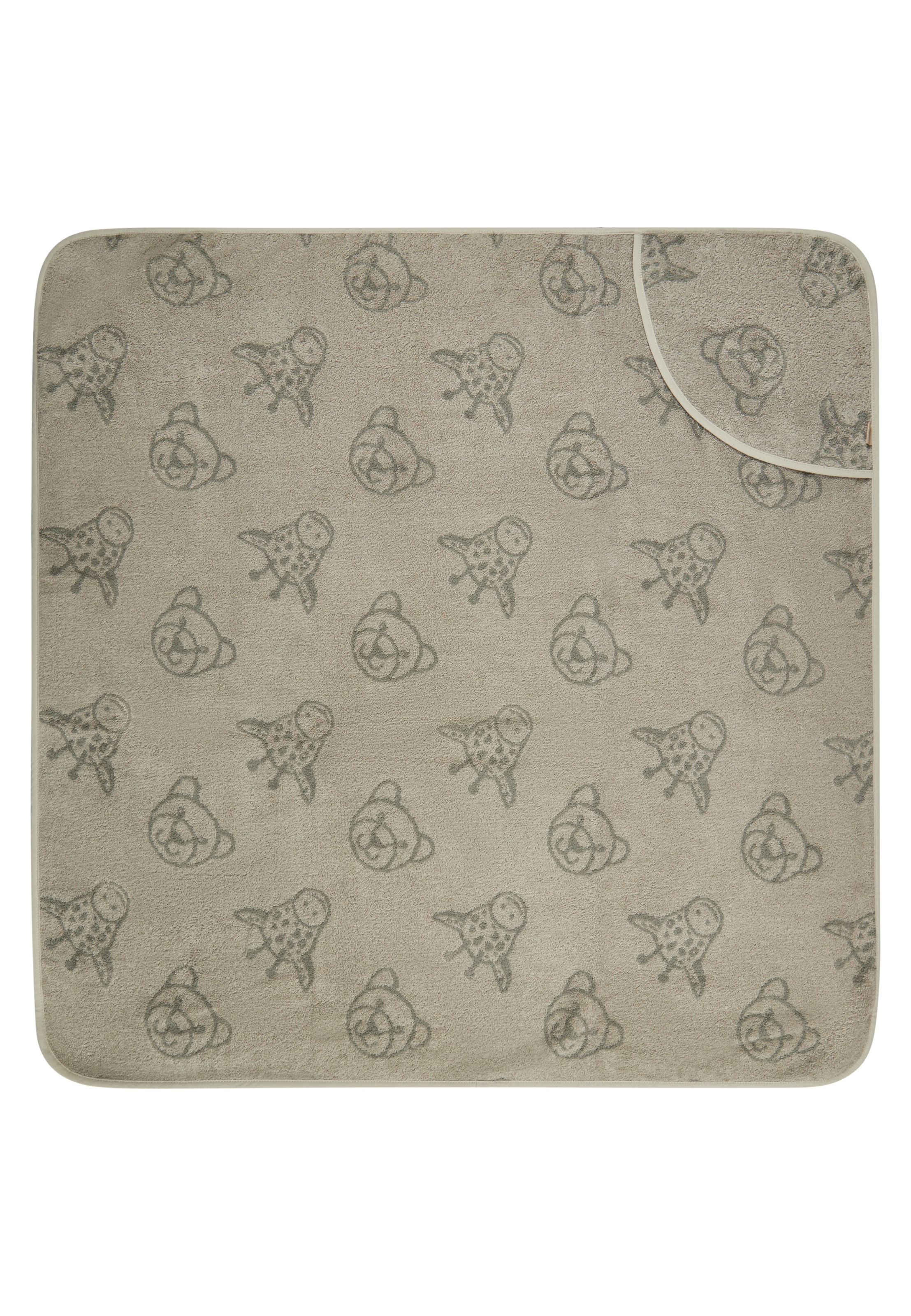 STERNTALER Towel 'LÖWE Leo' in Grey: front