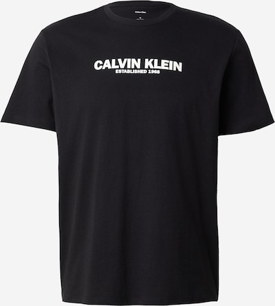 Calvin Klein Majica '30s' u crna / bijela, Pregled proizvoda