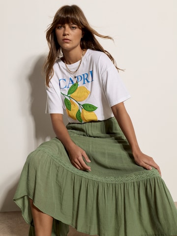 Apricot Skirt ' ' in Green
