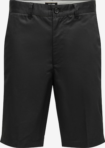 Only & Sons Chino trousers 'Bane' in Black: front