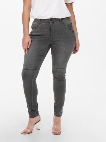 ONLY Carmakoma Slim fit Jeans 'Augusta' in Grey: front