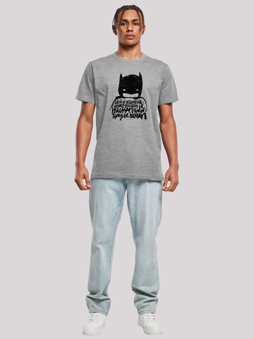F4NT4STIC Shirt 'DC Comics Batman Always Be Yourself' in Grey