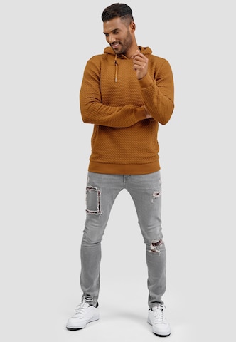 INDICODE JEANS Pullover in Braun