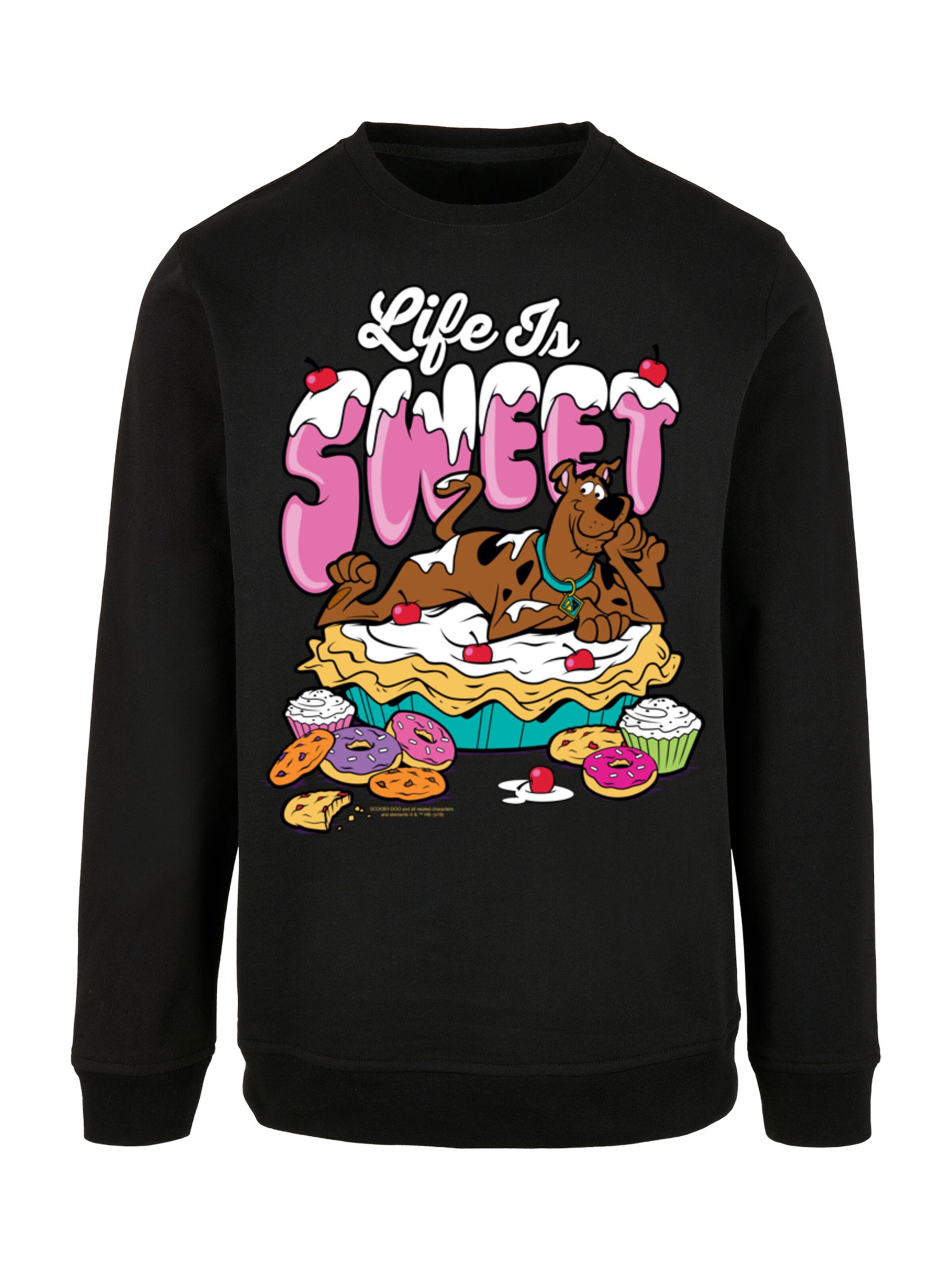 F4NT4STIC Sweatshirt in Schwarz: Vorderseite