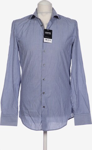MONTEGO Button Up Shirt in XS in Blue: front