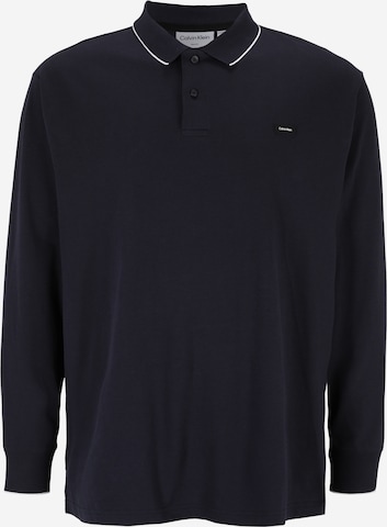 Calvin Klein Big & Tall Shirt in Blue: front