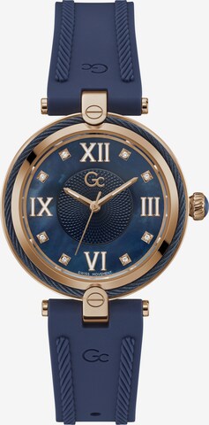 Gc Analoog horloge 'Fusion Cable' in Blauw: voorkant