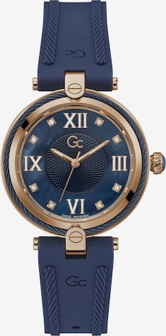 Gc Analog Watch 'Fusion Cable' in Blue: front