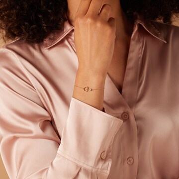 Lucardi Bracelet 'Klassisch' in Gold: front