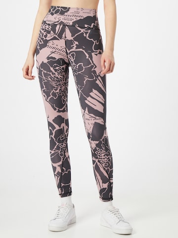 ADIDAS PERFORMANCE Skinny Sportbroek in Lila: voorkant