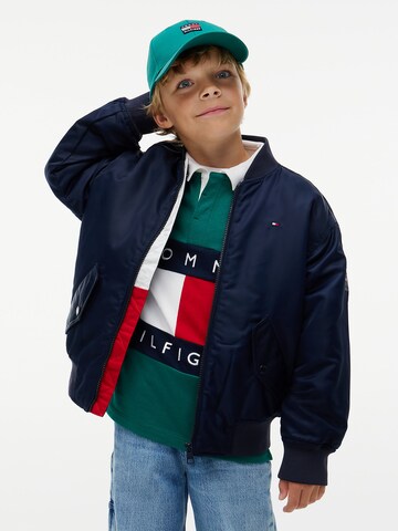 TOMMY HILFIGER Between-season jacket in Blue: front