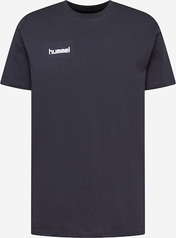 Hummel Functioneel shirt in Blauw: voorkant