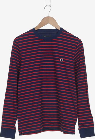 Fred Perry Sweatshirt & Zip-Up Hoodie in M in Blue: front