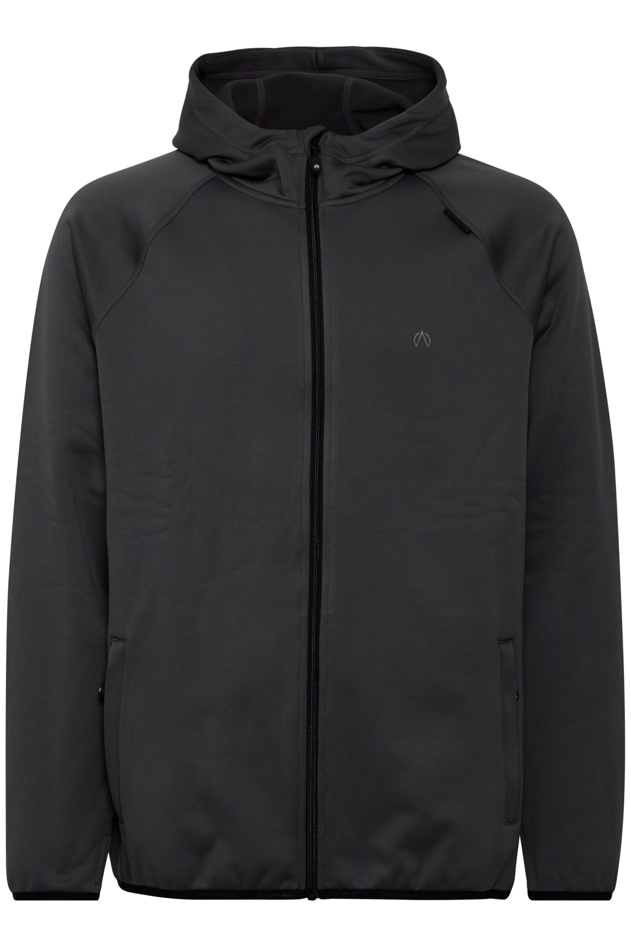 Giacca di pile 'Bartos' di North Bend in nero: frontale