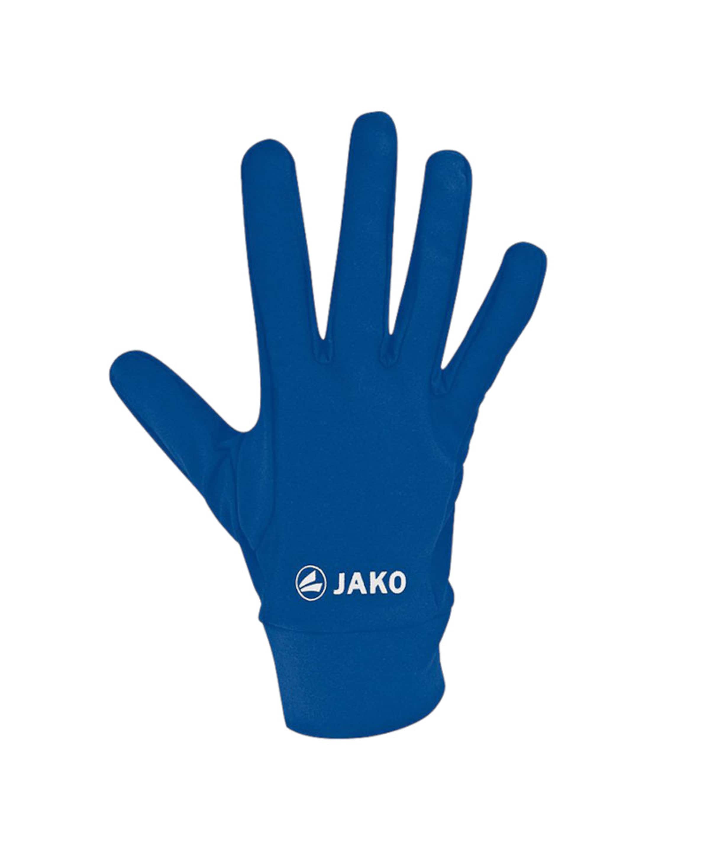 JAKO Athletic Gloves in Blue: front