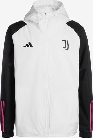 Giacca funzionale 'Juventus Turin' di ADIDAS PERFORMANCE in bianco: frontale