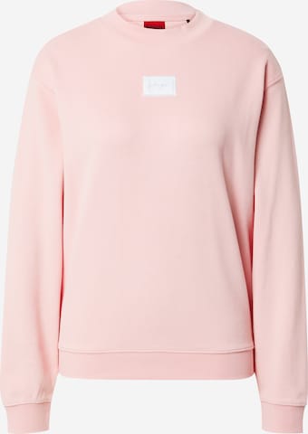 HUGO Red Sweatshirt 'Demorola' i pink: forside