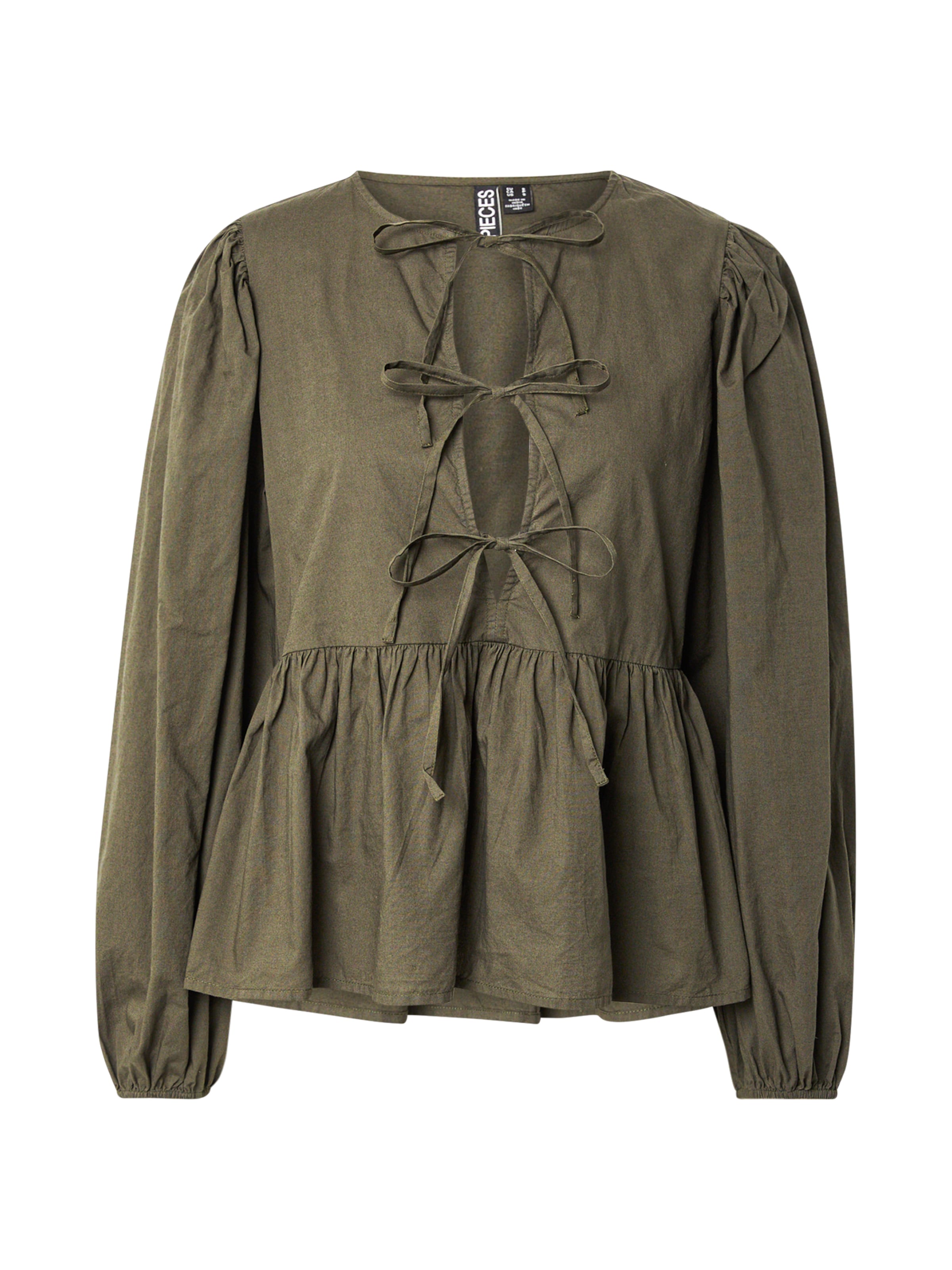PIECES - Blusa 'PCJolly' en verde: frente