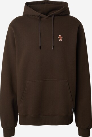 Sweat-shirt 'Cookieman' Iriedaily en marron : devant