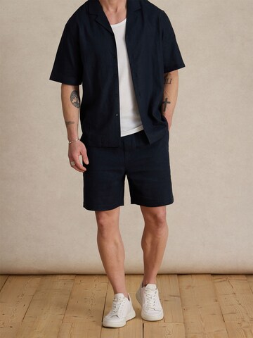 DAN FOX APPAREL Regular Pants 'Maddox' in Blue: front