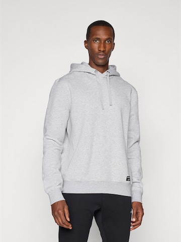 BJÖRN BORG Sportsweatshirt 'CENTRE' in Grau: Vorderseite