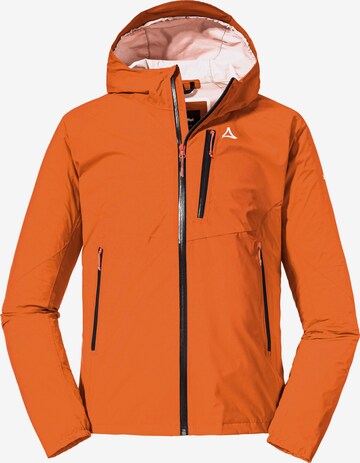 Schöffel Outdoor jacket 'Tegelberg' in Orange: front