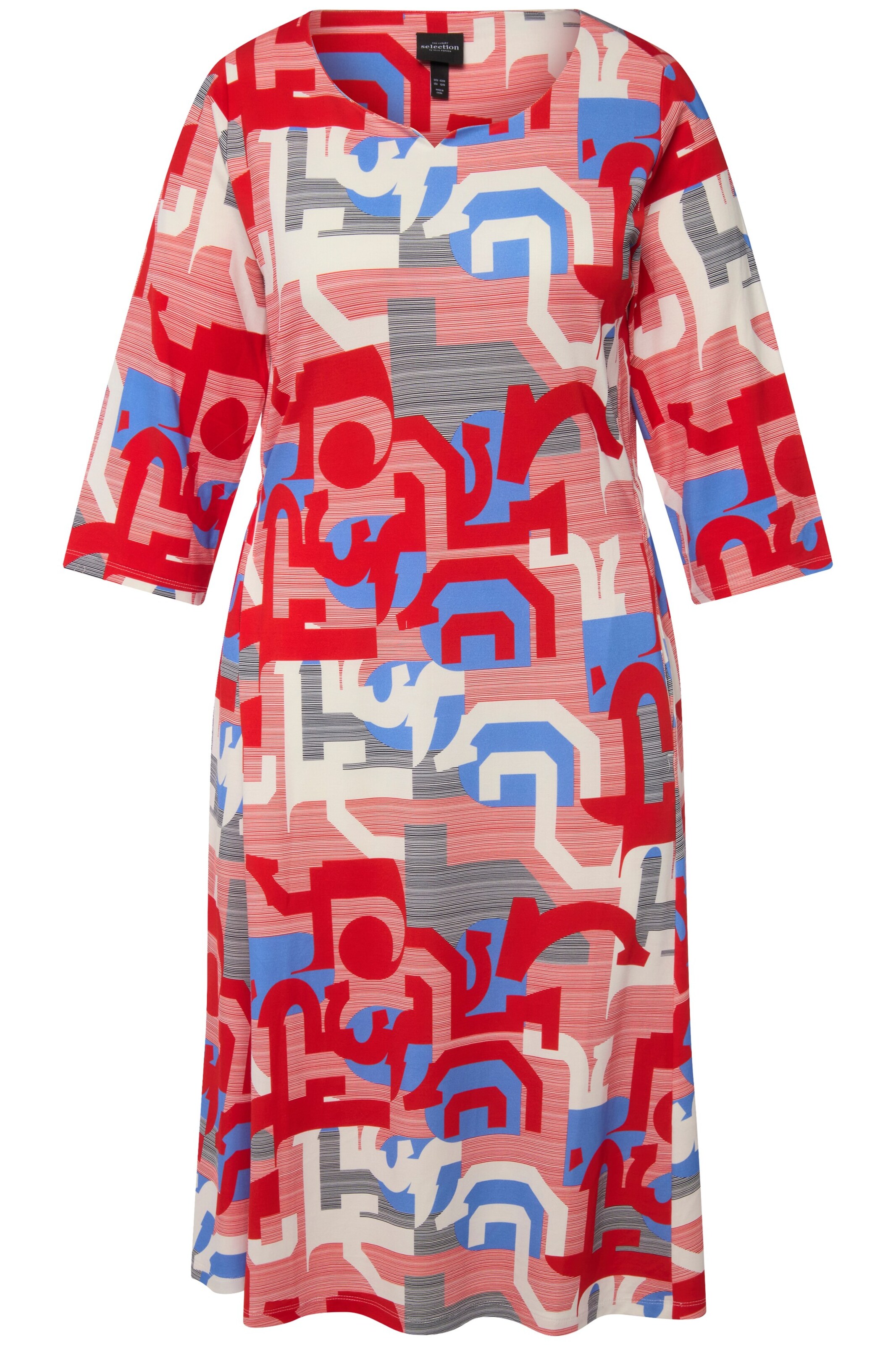 Ulla Popken Kleid in Rot: Vorderseite