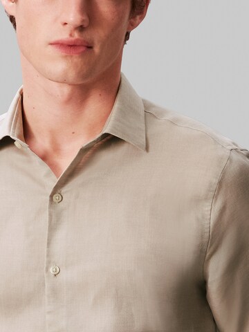 Fit confort Chemise Calvin Klein en beige