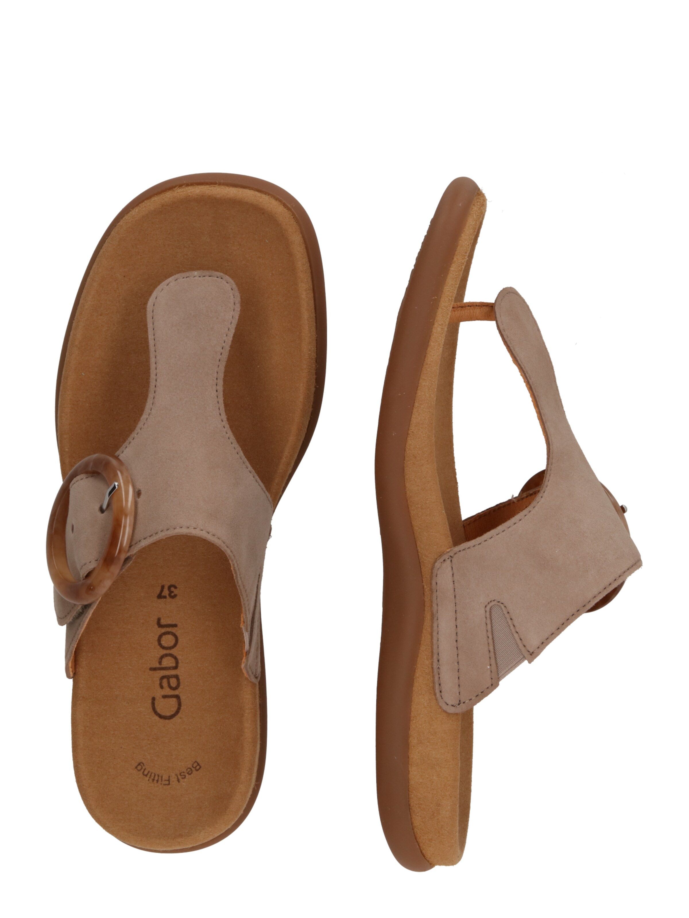 GABOR Teenslipper in Bruin