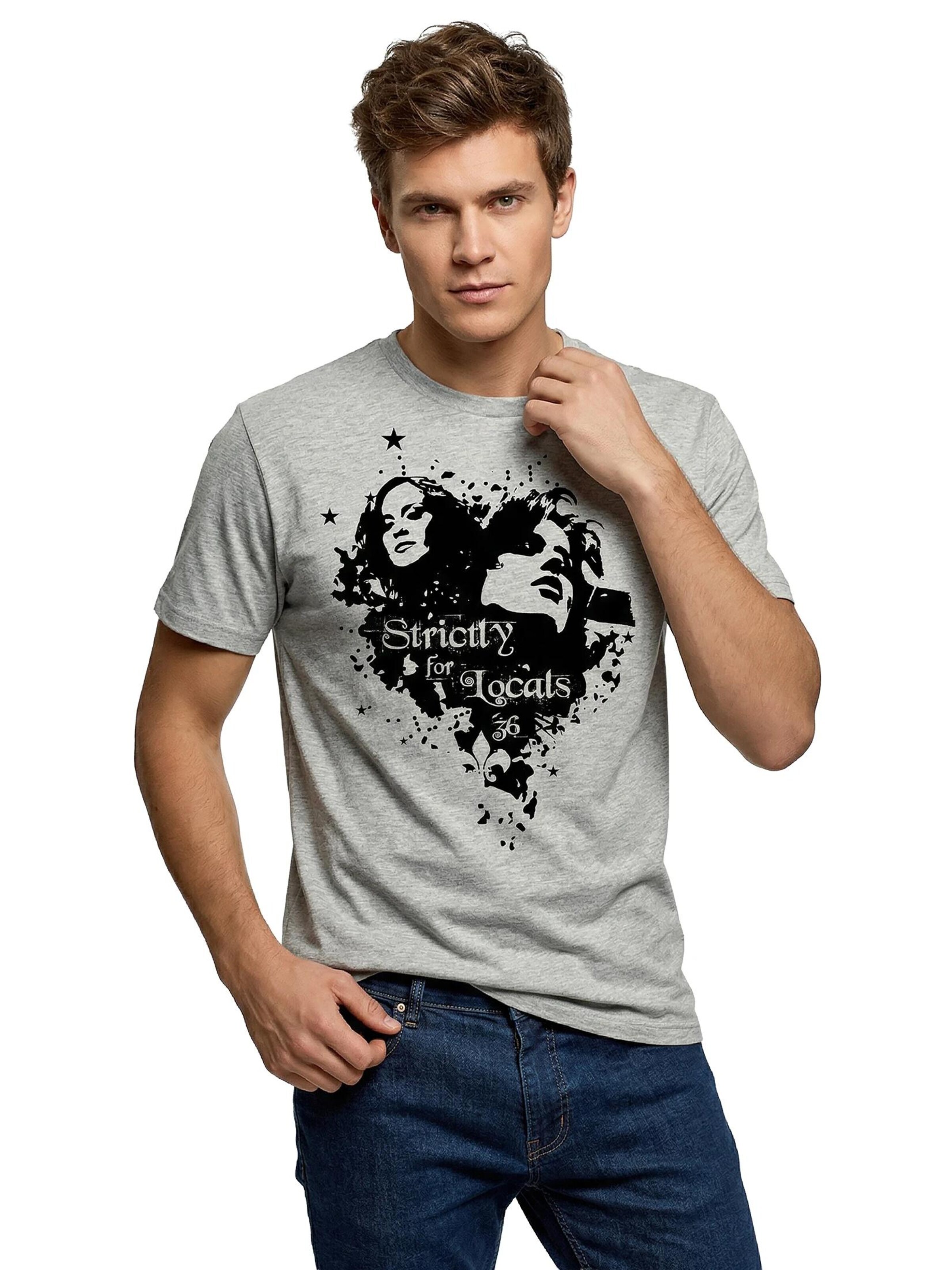 MAKAYA Shirt 'Locals' in Grey