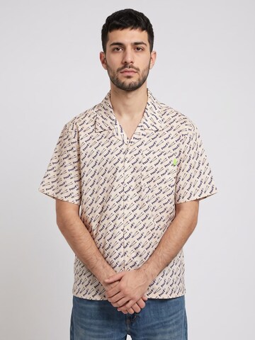HUF Comfort Fit Hemd 'Breaker' in Beige