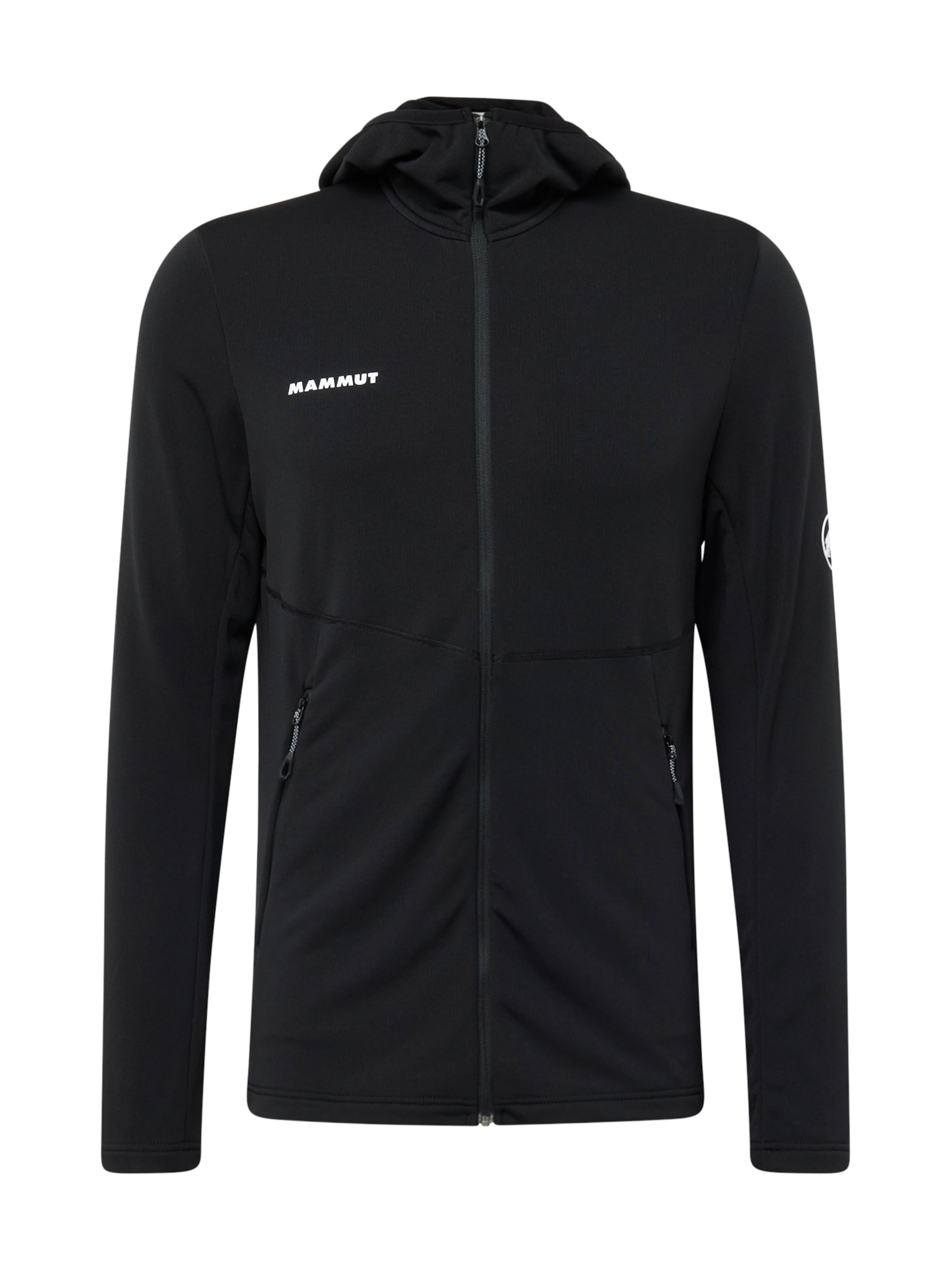 MAMMUT Funktionsfleecejacke 'Aconcagua Light' in Schwarz: Vorderseite