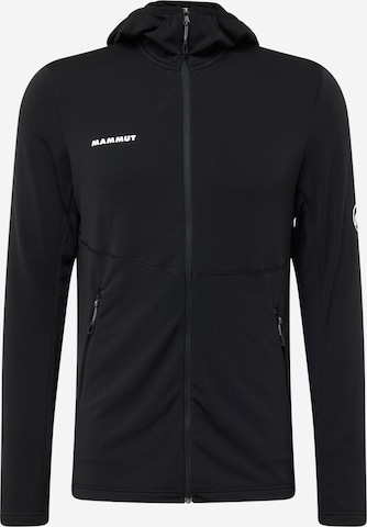 MAMMUT Athletic Fleece Jacket 'Aconcagua' in Black: front