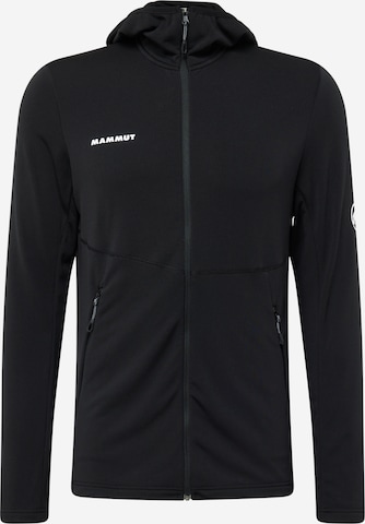 MAMMUT Funktionsfleecejacke 'Aconcagua Light' in Schwarz: Vorderseite