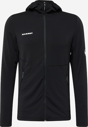 MAMMUT Funktionele fleece-jas 'Aconcagua' in de kleur Zwart / Wit, Productweergave