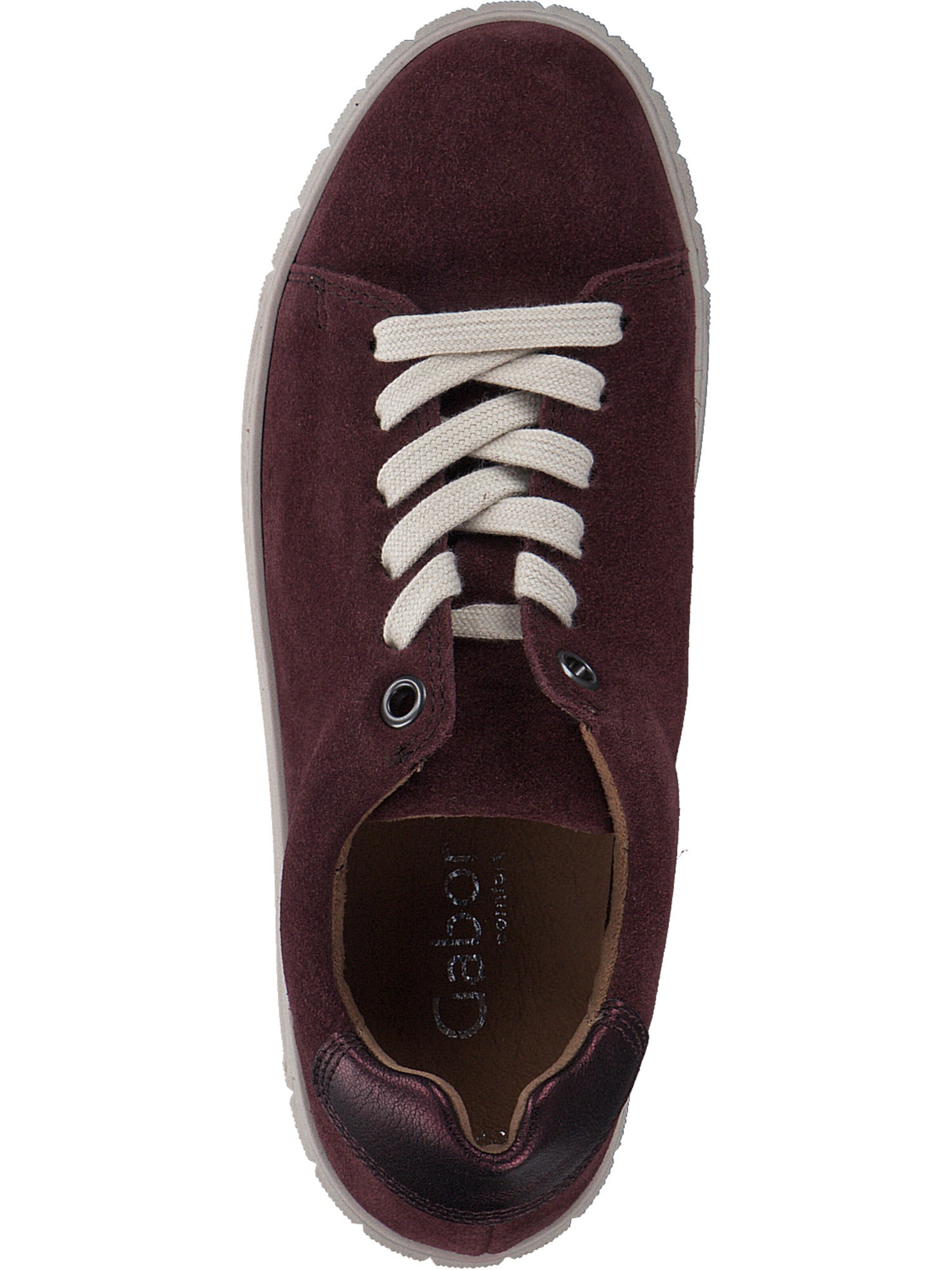 Baskets basses '76.410' GABOR en rouge