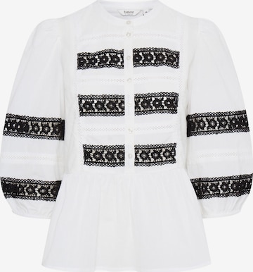 Chemisier 'Icot' b.young en blanc : devant