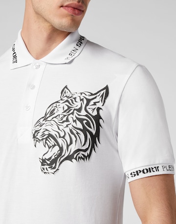 Plein Sport Poloshirt 'Tiger' in Weiß
