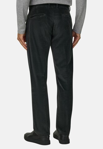 Boggi Milano - Slimfit Pantalón chino en verde: atrás