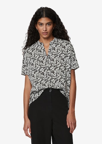 Marc O'Polo Blouse in Zwart: voorkant