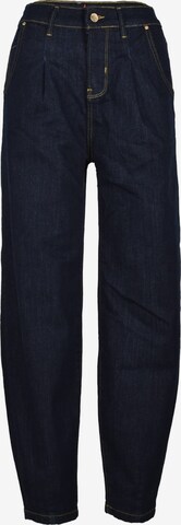 Buena Vista Regular Pleated Jeans in Blue: front
