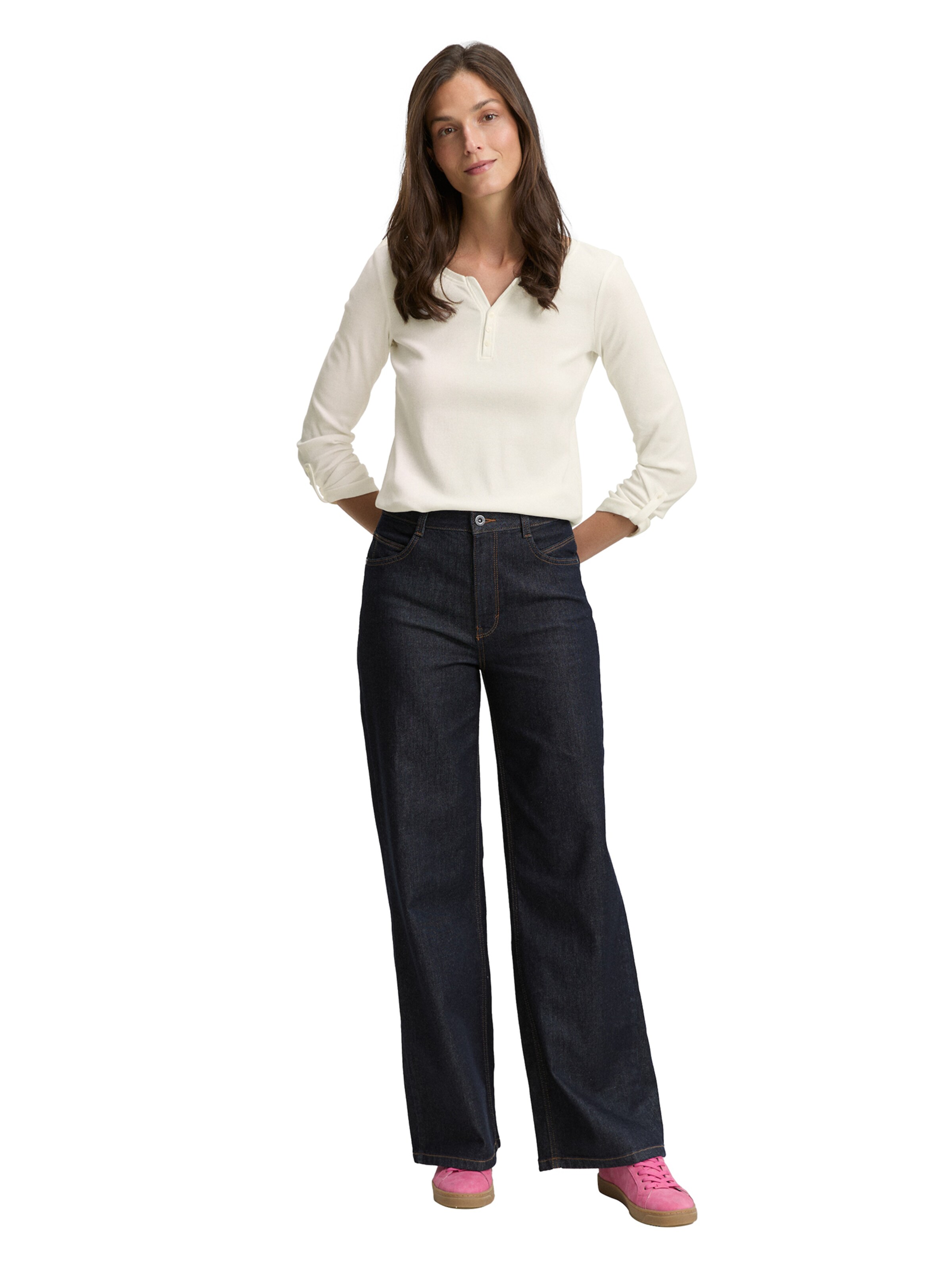 TOM TAILOR T-shirt i vit