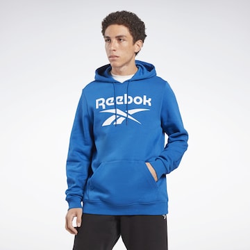 Reebok Sportsweatshirt 'Identity' in Blauw: voorkant