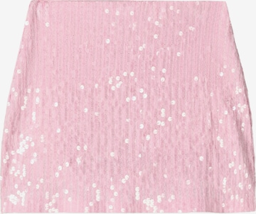 BershkaSuknja - roza boja: prednji dio