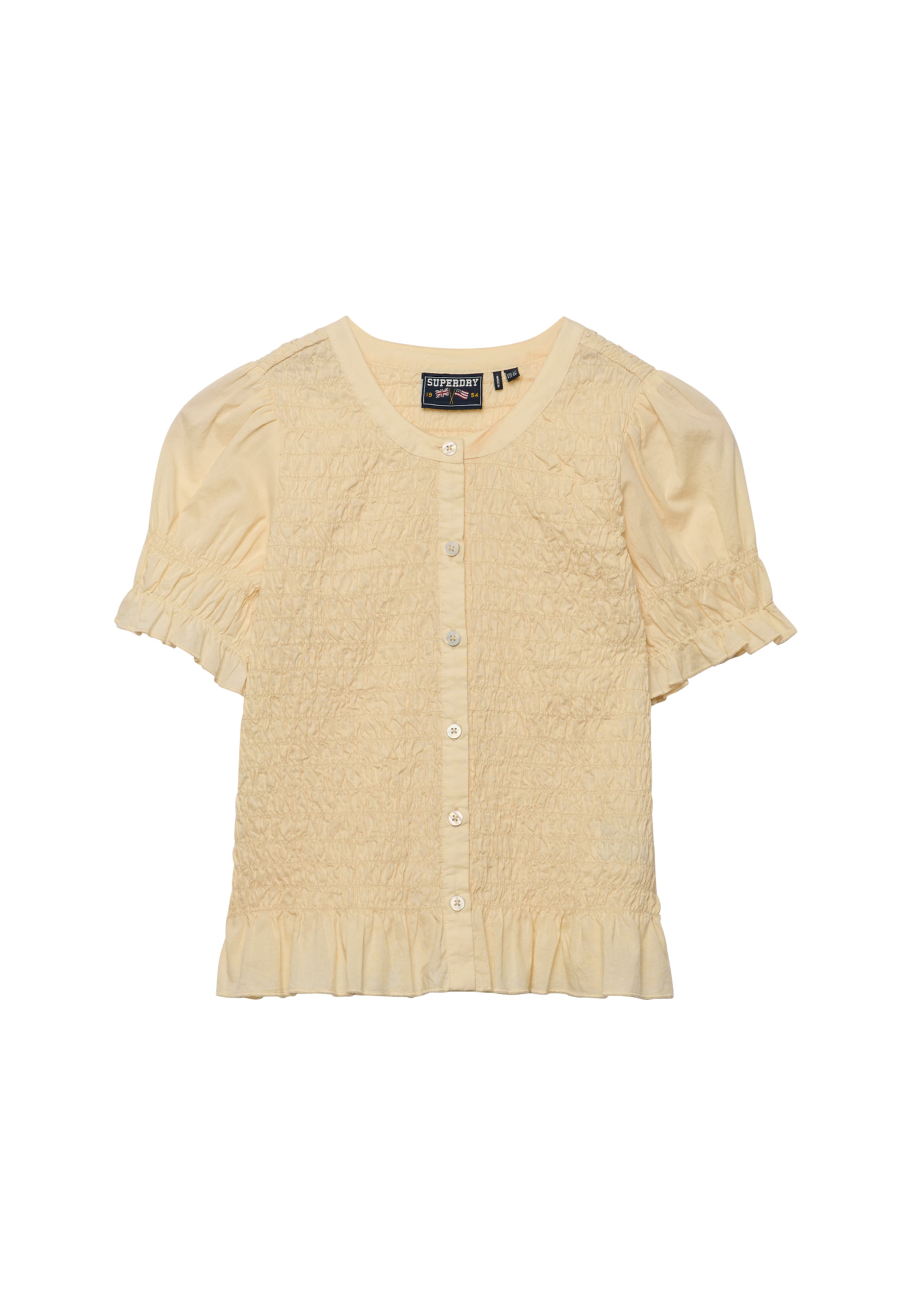 Superdry & Co Blouse in Geel: voorkant