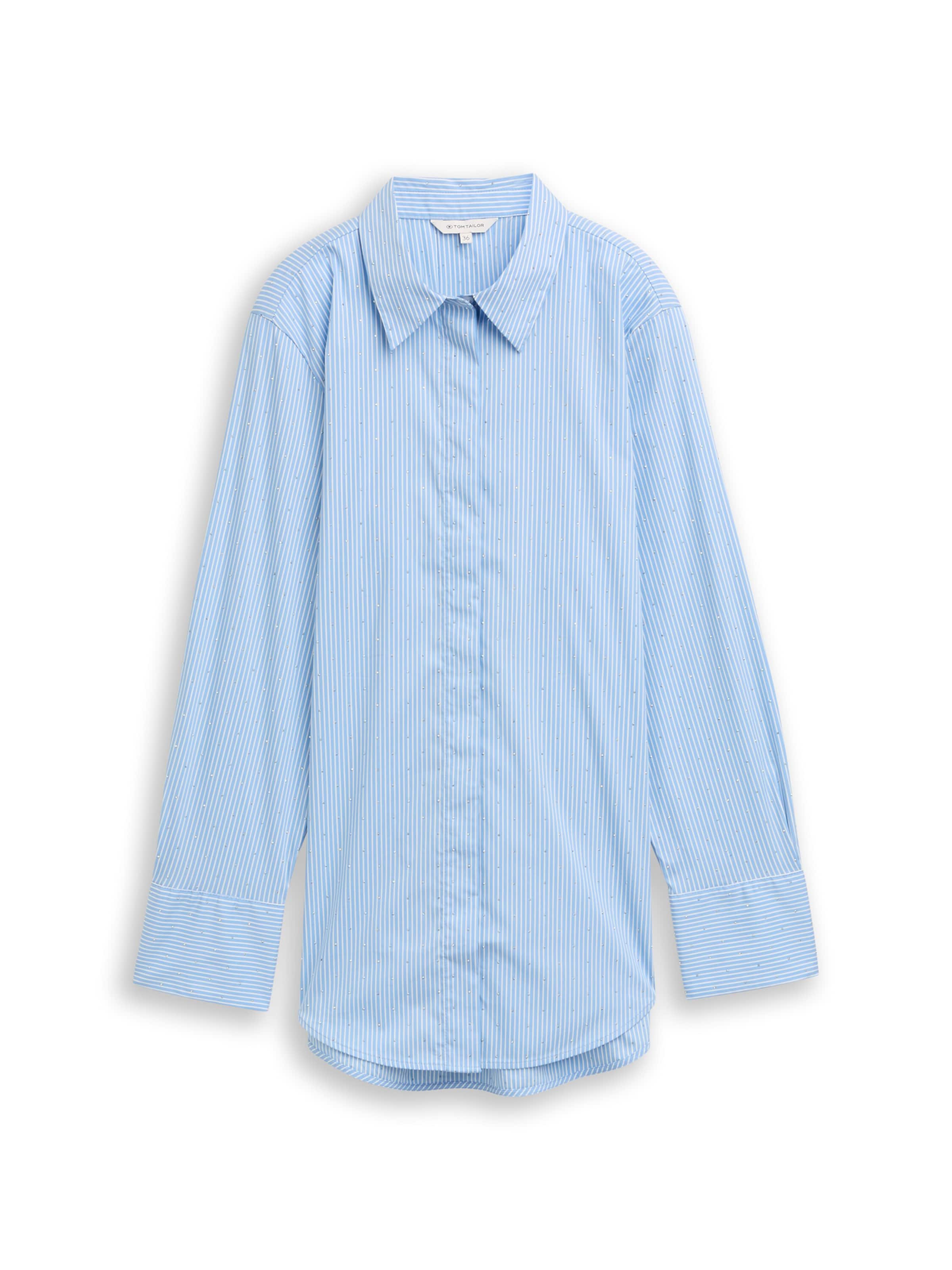 TOM TAILOR Bluzka w kolorze niebieski: przód