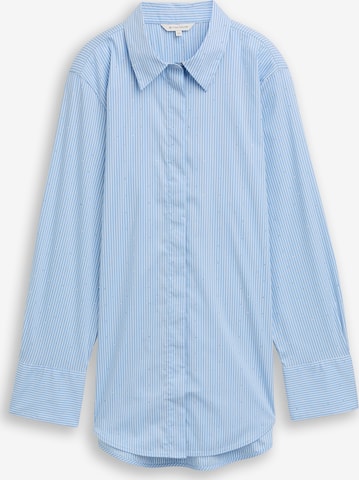 Chemisier TOM TAILOR en bleu : devant